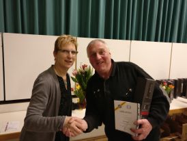 Birgit Heizler und Oskar Ketterer für 50 Jahre Vereinszugehörigkeit
