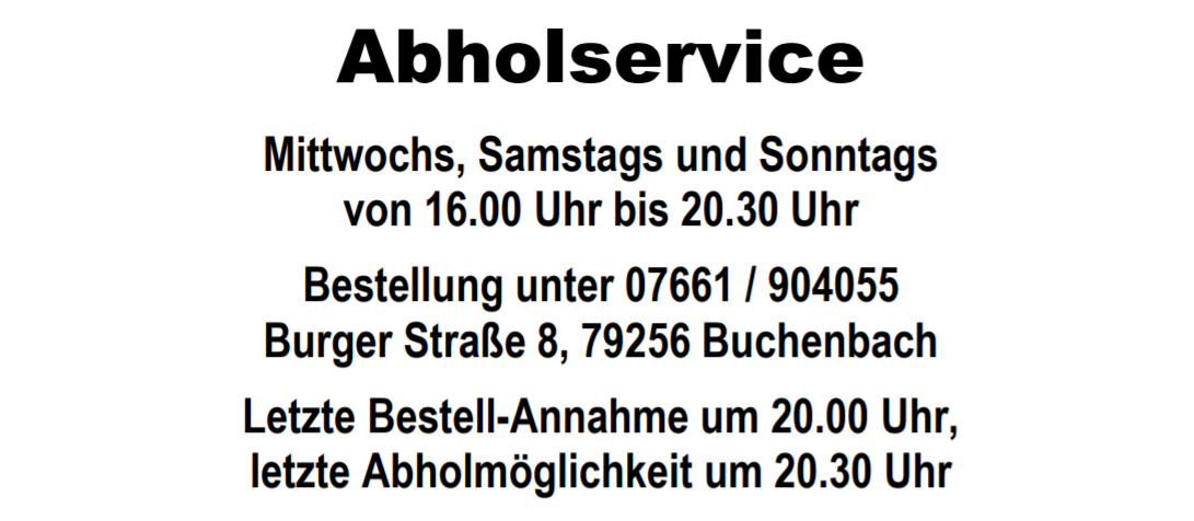 Wann und wo könnt Ihr bestellen und abholen