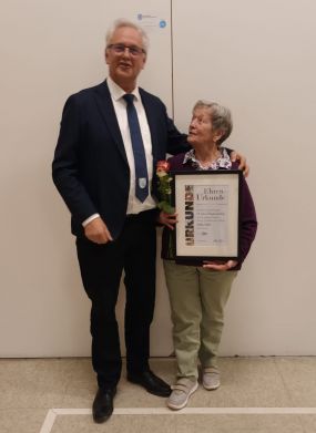 Erika Saier für 70 Jahre