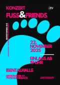 Konzert mit „fuß & friends“ – 22.11.2025 - Vorverkauf beginnt ab dem 3. November